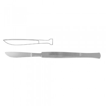 Dissecting Knife / Opreating Knife Bellied Blade - Fig. 8 Stainless Steel, 14 cm - 5 1/2"